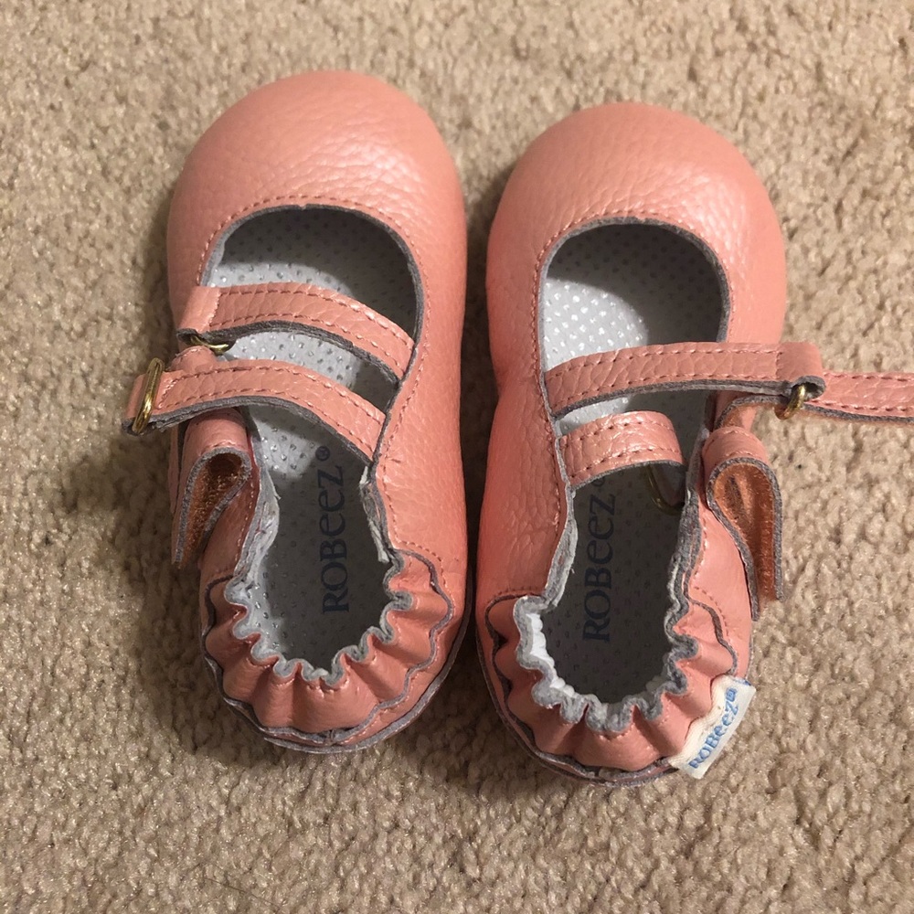 Robeez Pink Leather Shoes